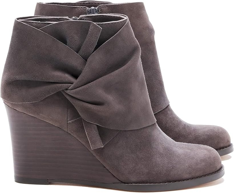 western wedge booties