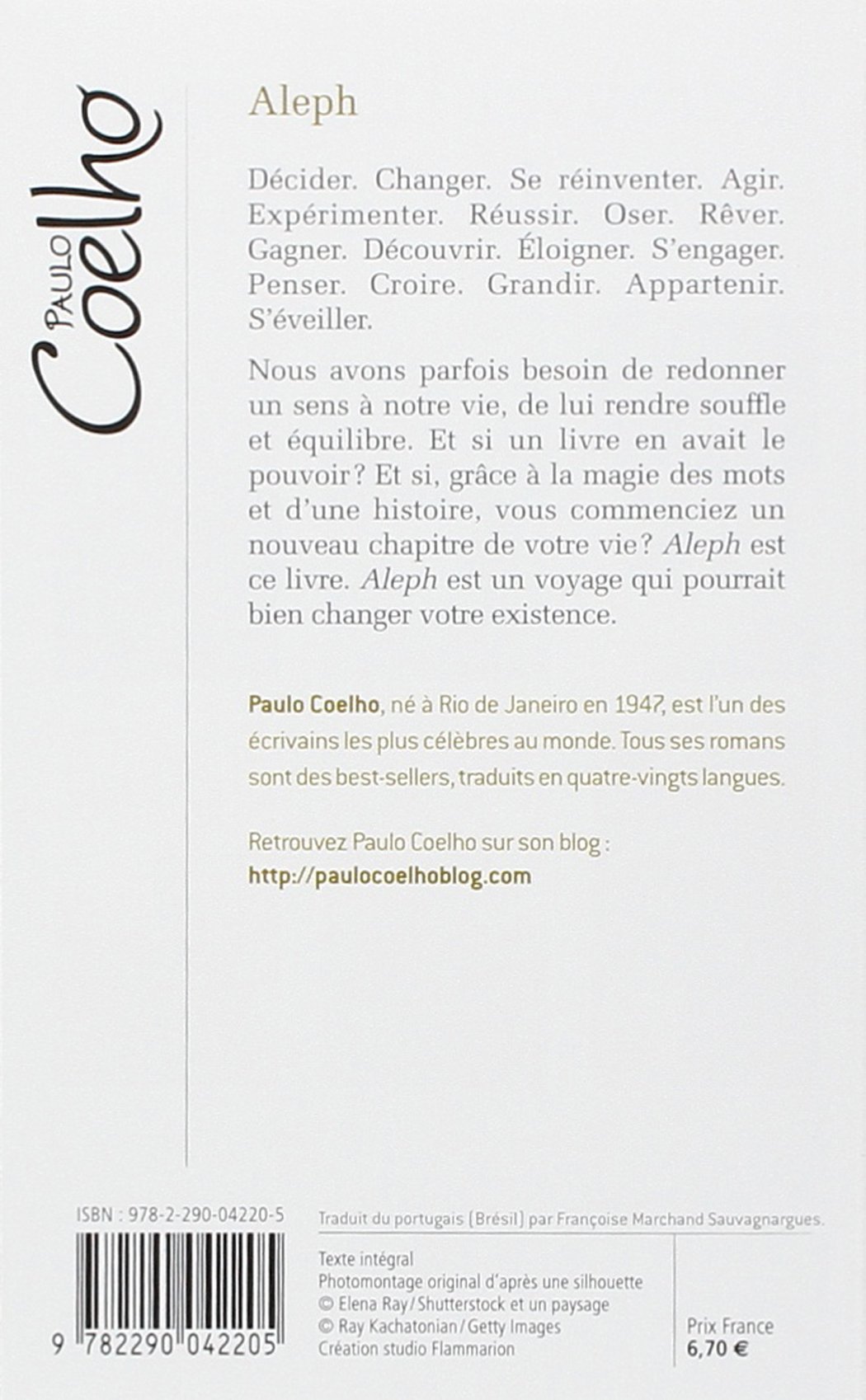 Aleph Litterature Etrangere 10088 French Edition Coelho Paulo Marchand Sauvagnargues Francoise 9782290042205 Amazon Com Books