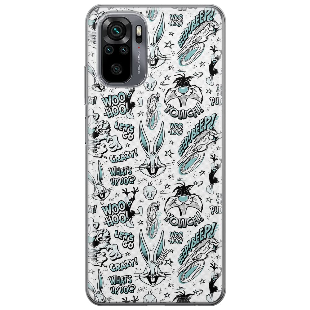 ERT GROUP mobile phone case for Xiaomi REDMI NOTE 10/ 10S original and officially Licensed Looney Tunes pattern 004 optimally adapted to the shape of the mobile phone, case made of TPU — image 1