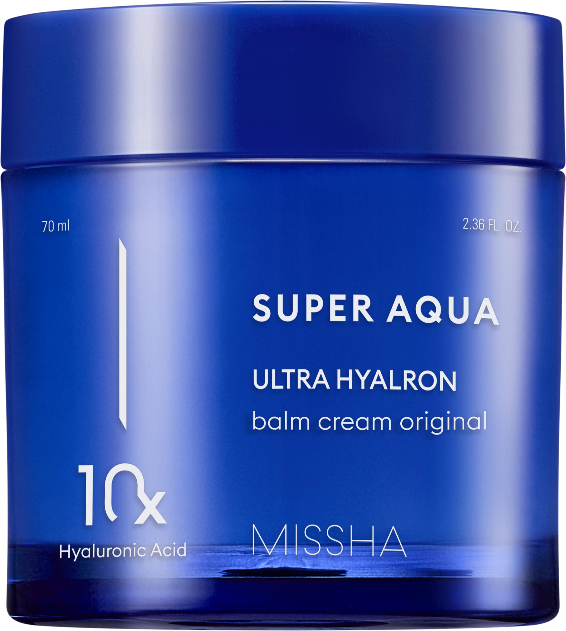 MISSHA - Super Aqua Ultra Hyalron Balm Cream | Deep Hydration with Hyaluronic Acid | Soft and Radiant Skin | Non-Greasy Balm Texture, 50ml, 1 Unit