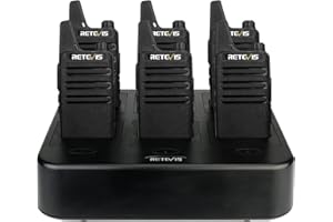 Retevis RT22 Walkie Talkies for Adults Two Way Radio, VOX Handsfree, Long Range Walkie Talkies, 2 Way Radios with 6 Way Multi