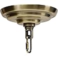 MAYOMAJO 5-5/16 Inch Light Canopy Kit with Heavy Duty, Replacement Cover Plate with Mounting Hardware for Chandelier, Pendant Light, Swag Light, Flower Basket or DIY Projects (Bronze)