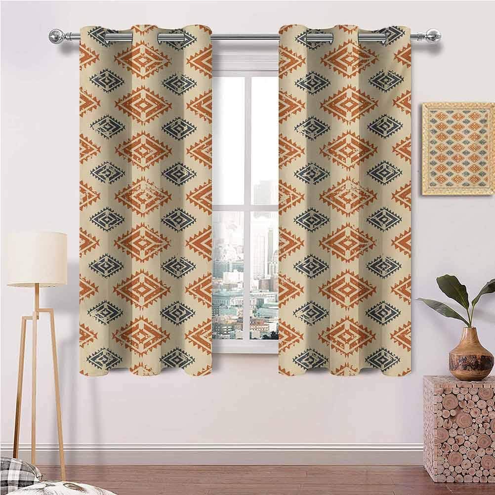 paintinghome Light Blocking Curtain with Grommets Tribal