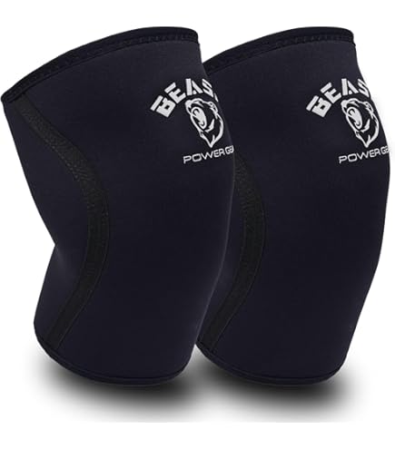 Amazon.com: LiftingLarge Titan TKS 7mm Knee Sleeves USPA - IPL