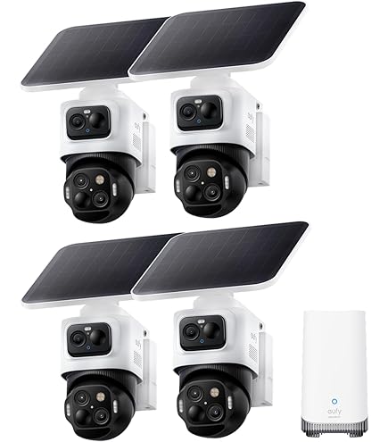 Amazon.com : eufy Security SoloCam S340, 6-cam kit, Solar Security