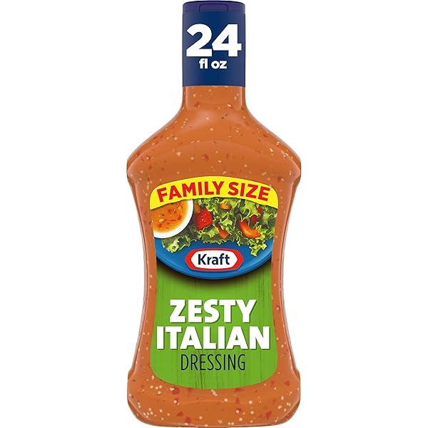 KRAFT ZESTY ITALIAN DRESSING FAMILY SIZE, 24 FL...