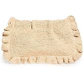 Loeffler Randall Women's Mavis Ruffle Trim Flat Clutch