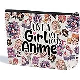 Anime Merch Anime Stuff Anime Makeup Bag， Graduation Nurse Day Birthday Anime Accessories Anime Gifts for Women Teen Girls Anime Lovers Fan Daughter Sister Granddaughter Best Friend Cosmetic Bag