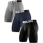 DRSKIN Men's 3, 2 or 1 Pack Compression Shorts Pants Tights Baselayer Sports Running Athletic Active Underwear Workout