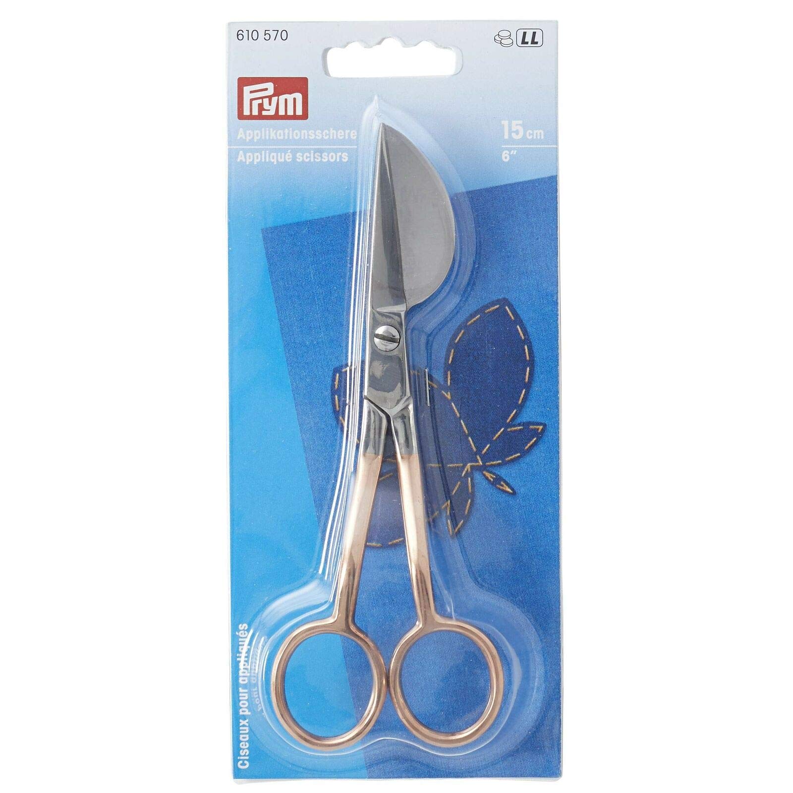 Prym - Prym Rose Gold (15cm) Appliqué Scissors - 1 Piece