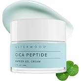 Asterwood Cica Peptide Barrier Gel Cream with Niacinamide, 1.7 Fl Oz | With Ceramide NP and Hyaluronic Acid. For Oily, Combination, and Acne-Prone Skin. Refines Pores and Brightens Skin Tone