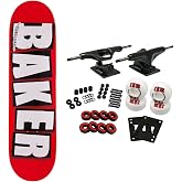Baker Skateboard Complete Brand Logo White 8.5"