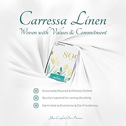 Carressa Linen 100% Egyptian Cotton Cal King Fitted