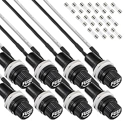 EPLZON Panel Mount Fuse Holder 5X20 mm 250V AC 10A
