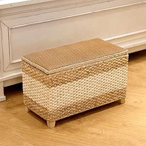 JODAO Rectangular Almacenamiento De Las Heces, Cojín Grande Zapatos