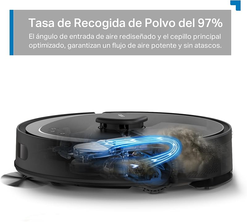 RV30 MAX-Robot Aspirador con 5300Pa, Doble Navegación LiDAR+IMU