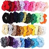 Sayolala Hair Scrunchies Velvet Elastic Hair Bands Hair Ties Ropes Scrunchie for Women or Girls Hair Accessories