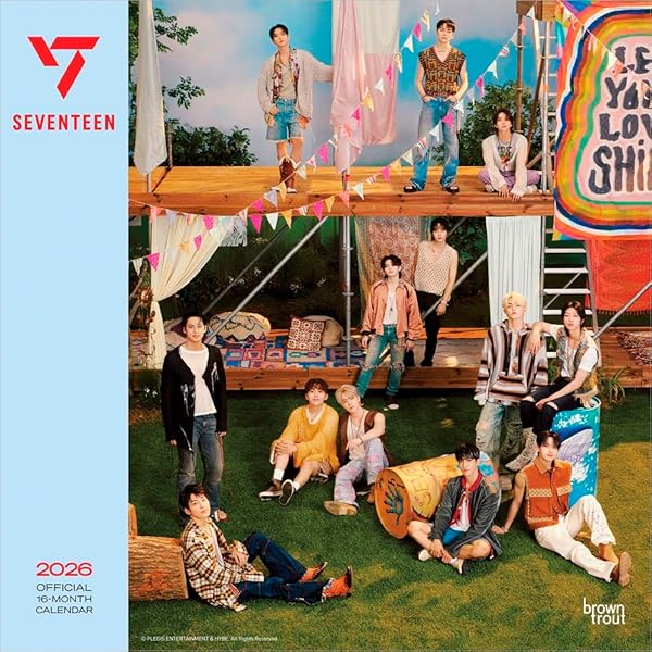 Seventeen OFFICIAL | 2026 7 x 14 Inch (Hanging) Monthly Mini Wall