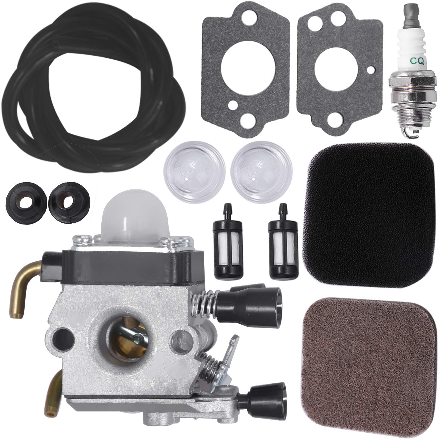 Hoypeyfiy C1Q-S186 Carburettor Carb Kit Replacement for S-t-i-h-l FS72 FS74 FS75 FS76 FS85 FS85R FS80R String Trimmer HS72 HS74 HS75 HS76 HS80 HS85 Hedge Trimmer