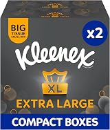 Kleenex Extra Large Facial Tissues in Compact Box Pack of 2 88T