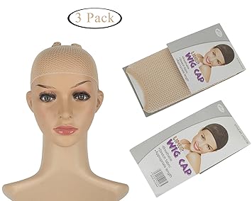Amazon Com 3 Pack Wig Cap Open End Wig Cap For Long And Short