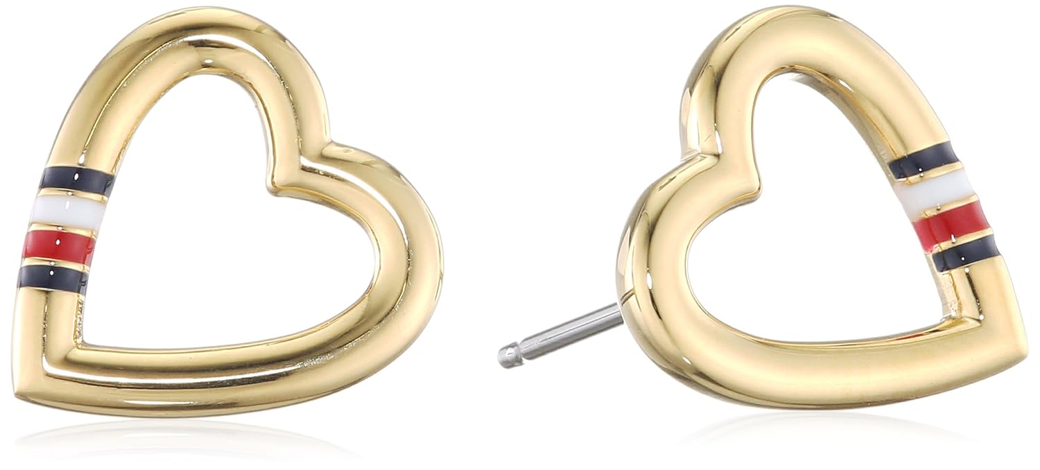 Tommy Hilfiger Jewelry Damen-Ohrstecker Classic Signature Edelstahl ...