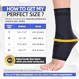 Lexniush Ankle Support 2 Pack for Sprained Ankle Plantar Fasciitis Relief view 4