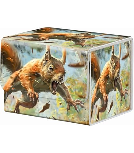 squirrel card sleeves Mtg Featuring a plump body and a mouth full of goodies Realm Guard - 100ct Matte