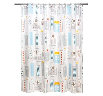 Amazon Com Dwellstudio Shower Curtain Skyline Discontinued By
