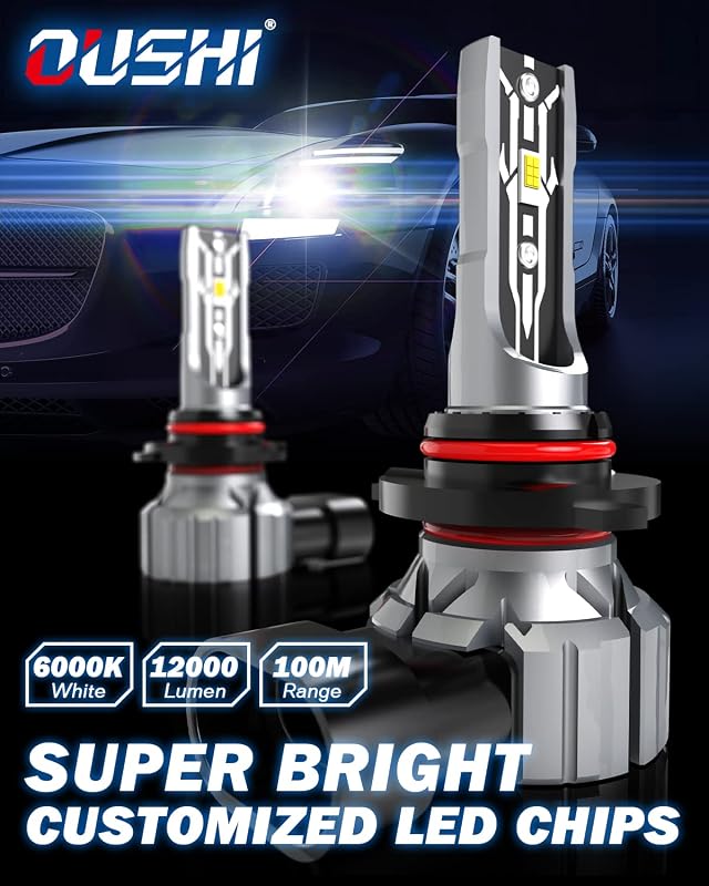 Bombilla H10 LED 55W, 9145 9140 LED Canbus Kit De Conversión De Luz Antiniebla Para Automóvil, 12000LM Bombillas Para Luces Antiniebla, 6000K Xenón Blanco (2 piezas)
