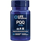 Life Extension PQQ, pyrroloquinoline Quinone, 20 mg, Promotes The Growth of New Mitochondria, Gluten-Free, Non-GMO, Vegetarian, 1 Daily, 30 Capsules