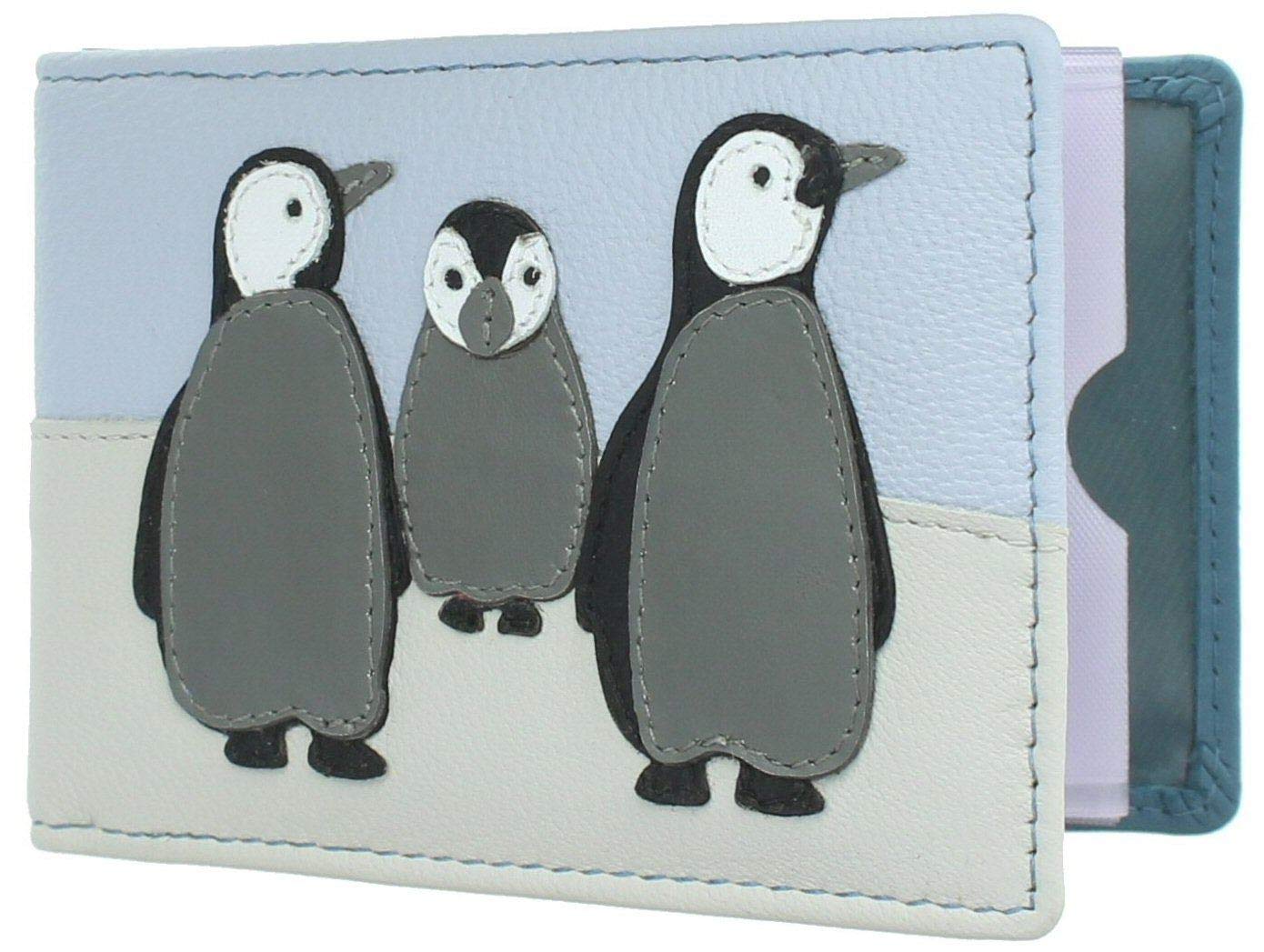 Mala Leather Ollie Collection Leather Credit Card Holder - RFID Blocking 643_3 Blue