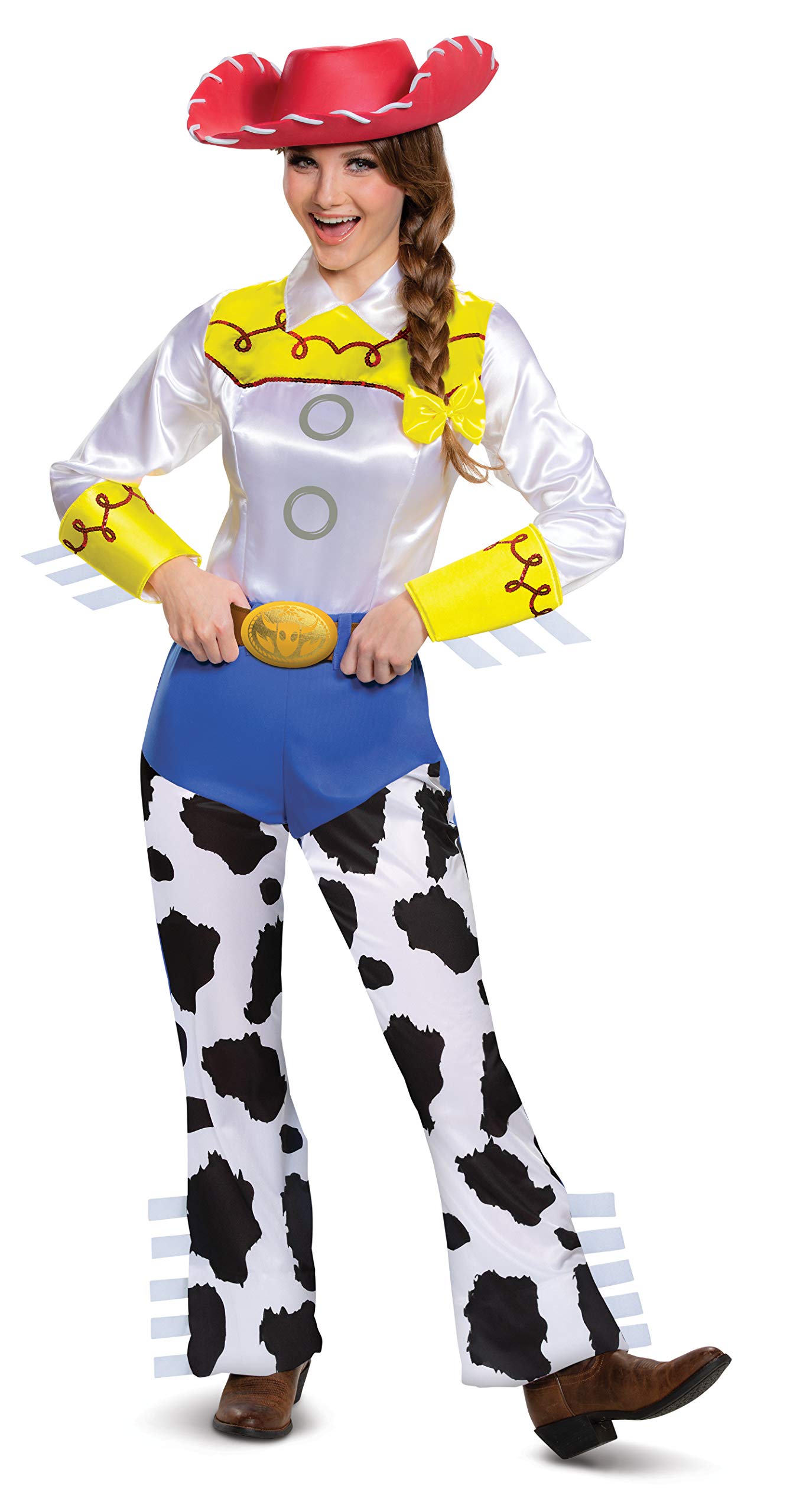 Photo 1 of (Used)(damaged) Disguise Toy Story Jessie Dexlue Costume, Official Toy Story Costume for Women, Size Small