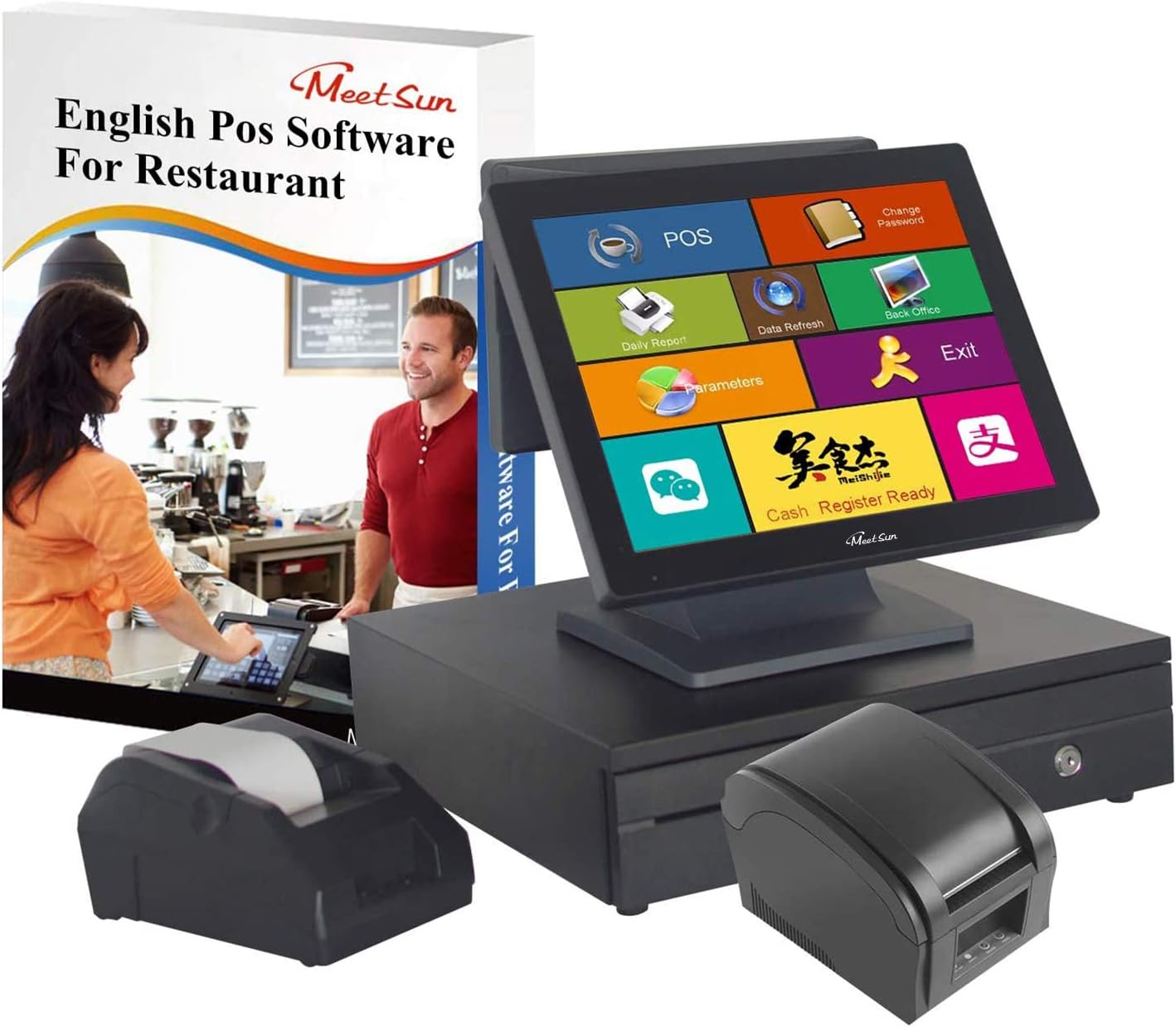 pos system with label printer