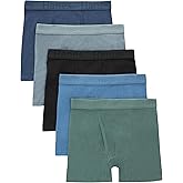 Hanes Ultimate boys Hanes Originals Ultimate Supersoft Boys' Boxer Brief Underwear, Assorted, 5-pack