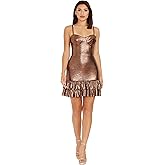 Dress The Population Womens Arden Fit and Flare Mini Dress