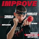 Champs MMA Boxing Reflex Ball Set of 4 with App Headband and Strings view 2