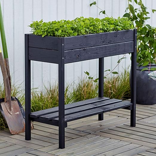 4betterdays.com Vida Natural. Jardinera pequeña de Madera Maciza ...