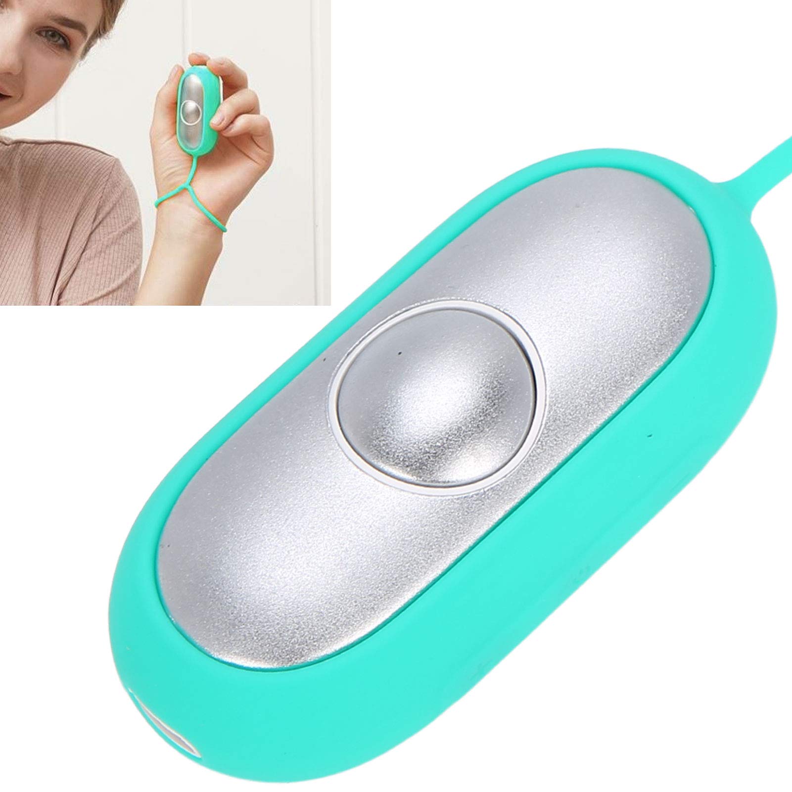 Sleep Aid Device, Holding Sleep Aid Instrument USB Charging Sleep Aid Device, Sleeping Aids Chill Pill Device Microcurrent Sleep Aids for Insomnia, Sleeping Aids Device for Adults Stress Relief(Cyan)