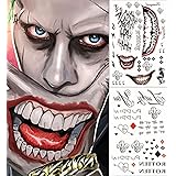 Amazon Com Rubie S Men S Suicide Squad Joker Tattoo Kit As Shown One Size Clothing Shoes Jewelry