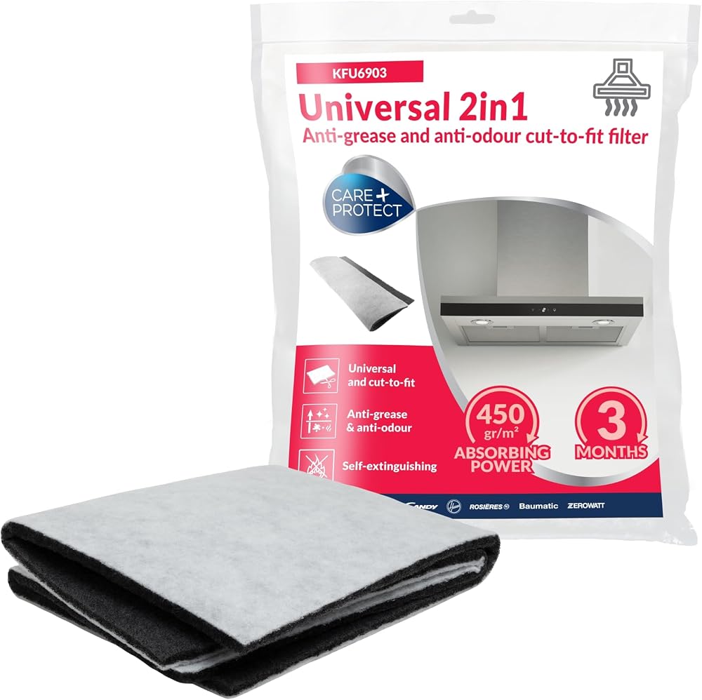 Care + Protect 2 in 1 Anti-Grease Anti-Odour Universal Filter