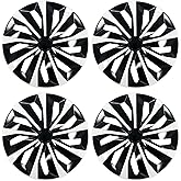 17 inch Wheel Cover for Iron Rim, Hubcap Car Rims Set of 4, Rim Cover Hubcap Cover, Compatible/Replacement Plastic Wheel Cover Automotive Wheel Tire Covers Accessories (Knife Style, 17 inch)
