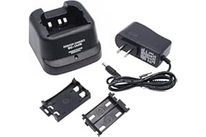 ACCESSORYWAY Replace BC-144N Rapid Charger for ICOM IC-A6 IC-A24 IC-F3GT IC-F4GT IC-F30GT IC-F40GT IC-F11 IC-F21 IC-V8 IC-V82 IC-U82 Radio BP-209N BP-210N BP-222N