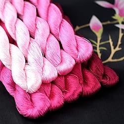 MINGGUXIUYI Natural 100% Mulberry Silk Floss