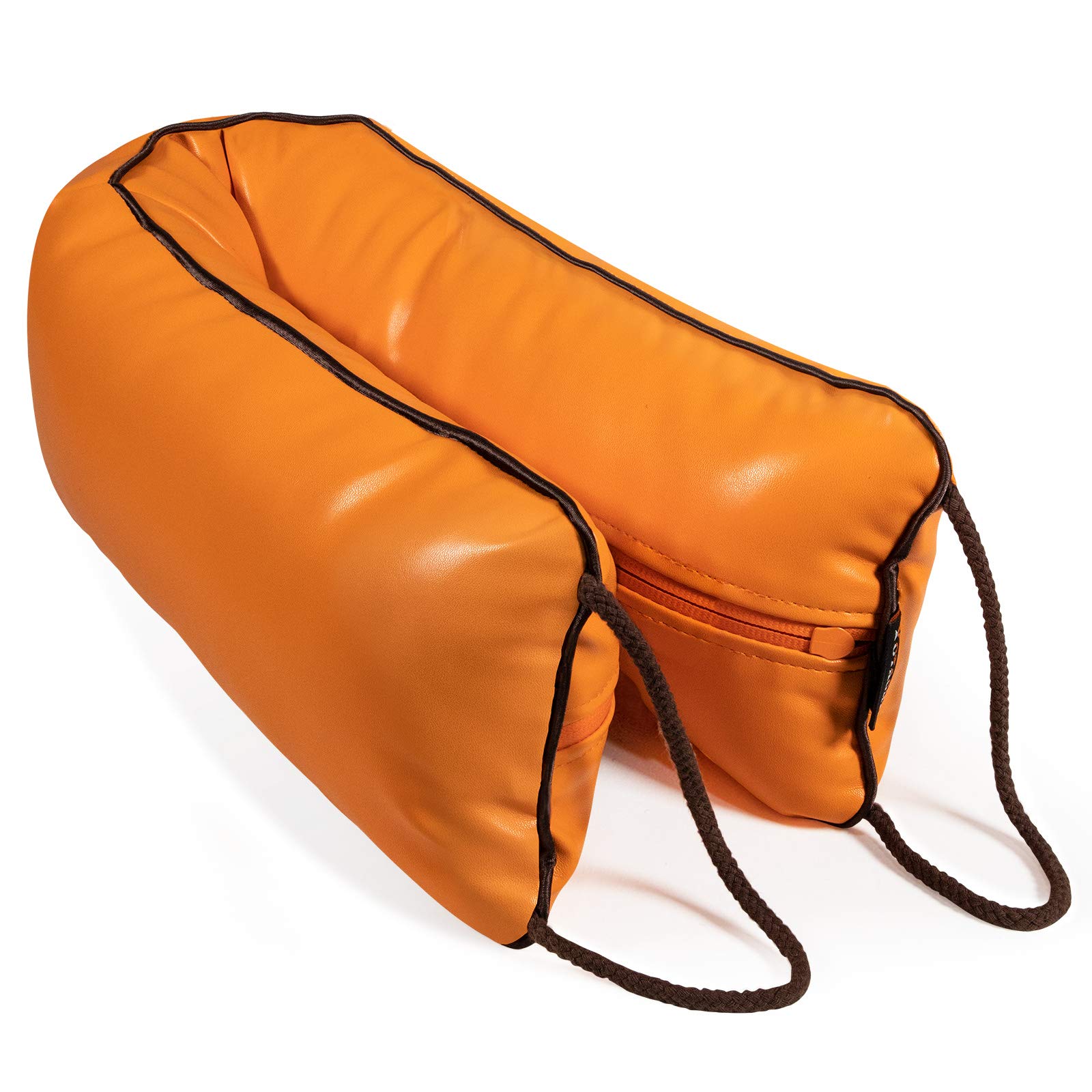 PU Window Door Draft Stopper Noise Blocker 38" Long x 4.2" Extra Wide Diameter,Heavy Duty Under Door