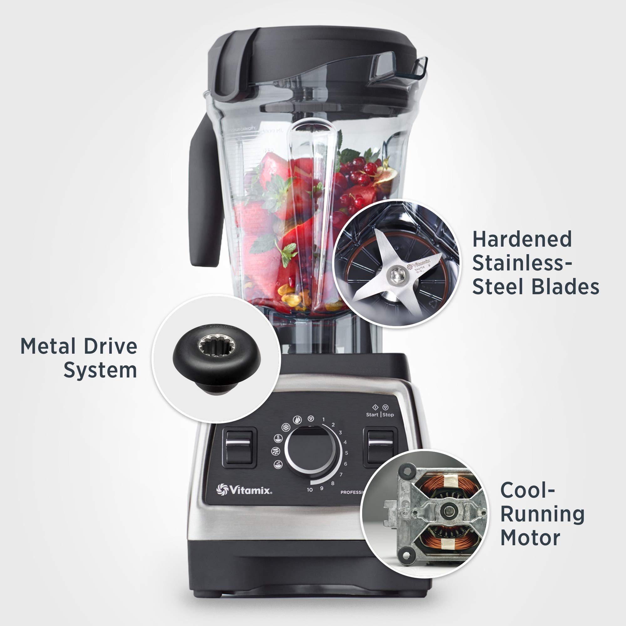 Vitamix Professional Series 750 Blender, ProfessionalGrade, 64 oz. Low
