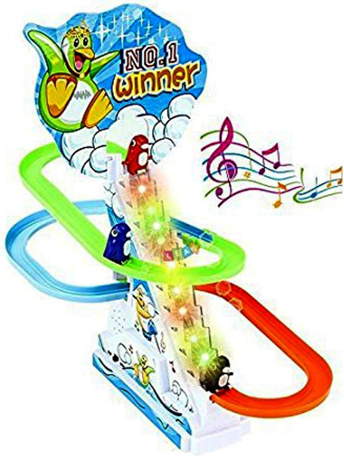 Funny Penguin Race Toy for Kids Battery Operated Toy