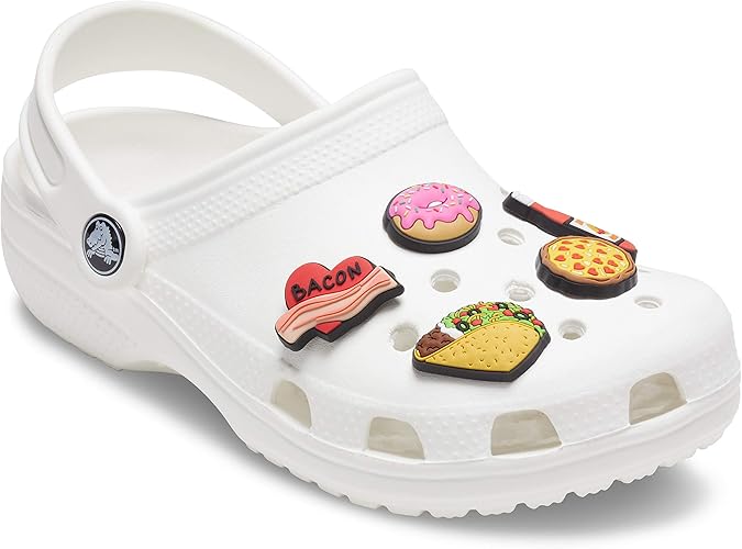 Crocs Jibbitz Shoe Charms 5Pack Jibbitz for Crocs, Trendy Food