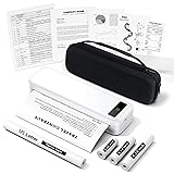 Inkless Portable Printer for Travel, Wireless