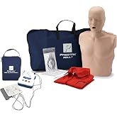 MCR Medical CPR Manikin/AED Training Kit, 1 Adult, Medium Tone | Improve CPR and AED skills with a reusable trainer for healthcare education.